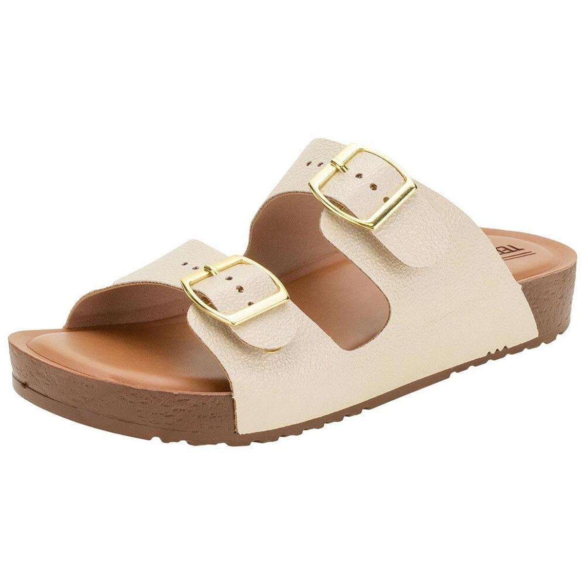 Sandália Feminina Rasteira Birken Terra \u0026 Agua - 500200 | Zattini